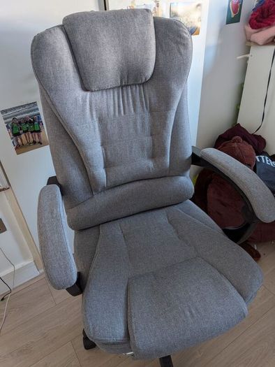 Alfordson Grey Massage Office Chair