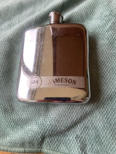 Jameson chrome hip flask