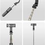 Selfie Stick Tripod Led Light Phone wireless Handheld Bluetooth, Tripod with Remote, Extendable Stick with Detachable Wireless Remote, Compatible with iPhone/Samsung/Huawei/Gopro Image 2