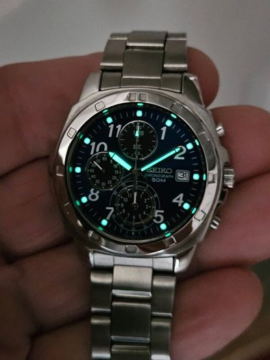 Watch Seiko Chronograph.