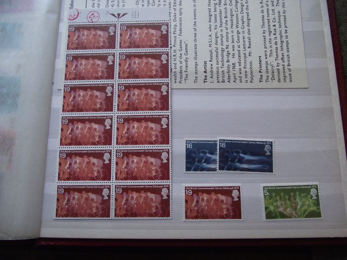 A valuable collection of Mint Elizabeth II Commemorative stamps