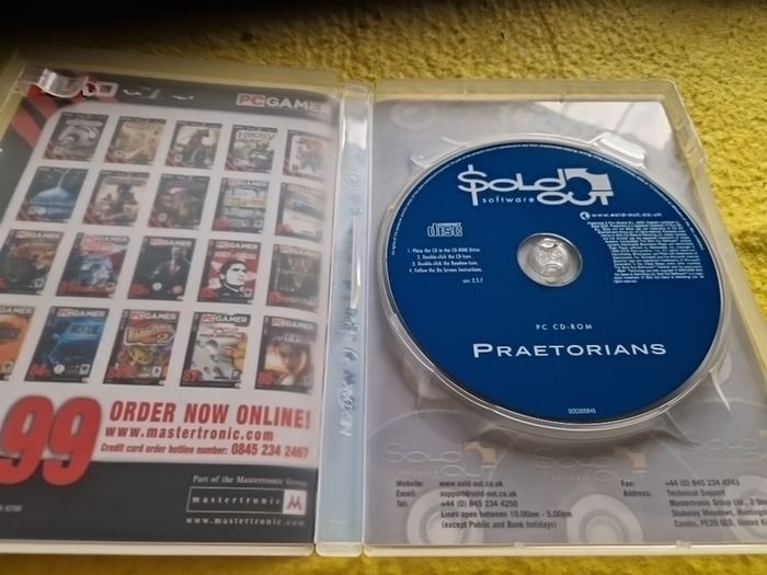 Praetorians Pc Cd rom games Original