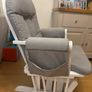 Rocking chair with footstool- very good condition Image 2