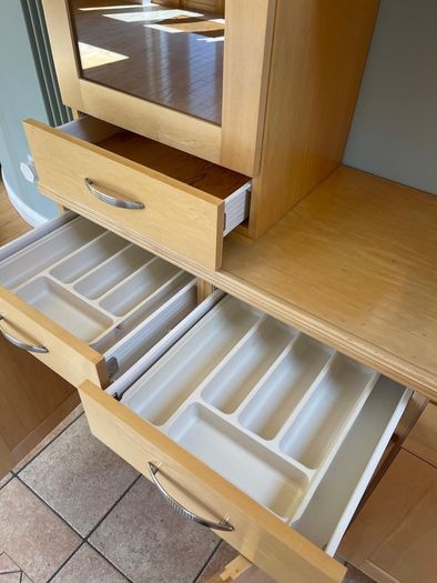 kitchen dresser with lights