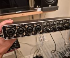 4 channel USB Audio Interface Boxed with pre amps