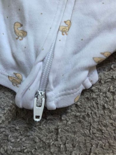 3 x Double zipper Rompers / Short Sleepsuits / Babygros (9-12 months)