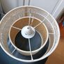 Cream floral laser-cut tiered lampshade Image 4