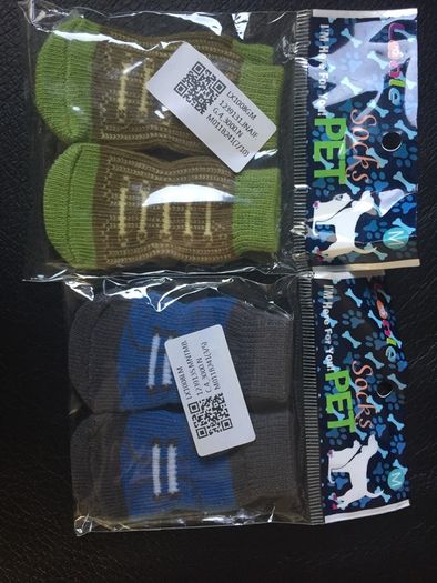 Dog clothes socks size XS size S