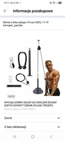 2x Fitness Cable Pulley System