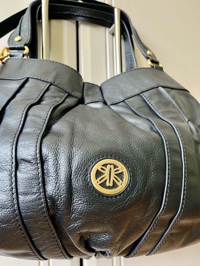 Risk London genuine leather handbag