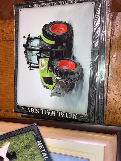 Tractor handmade metal signs