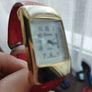 Xanadu Women's Watch With Red Cuff And Fashionable Dial Image 2