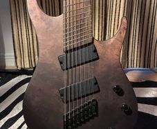 G4M 8 string guitar fanned frets