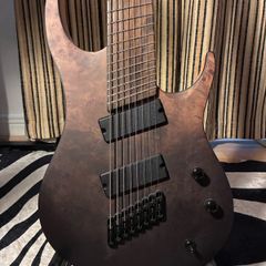G4M 8 string guitar fanned frets