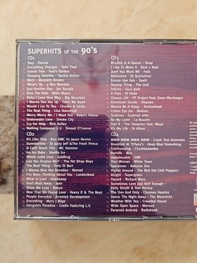 Superhits Of The 90's  4CD Boxset