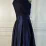 Uk 10 Eliza J 2 piece Navy Midi Dress and Lace Jacket Image 2