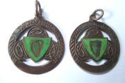 2 Vintage Irish School Sports Bronze Medals