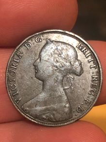 1864 Halfpenny Victoria