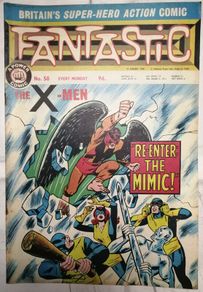 Fantastic #50 Appearance Of Scarlet Witch & Mimic Joins X-Men (KEY RARE UK ISSUE)