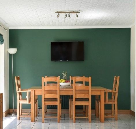Solid Wooden Dining Table and Matching Chairs