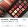 Huda beauty rose gold remastered palette Image 6