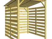Garden Firewood Storage Shed Impregnated Pinewood