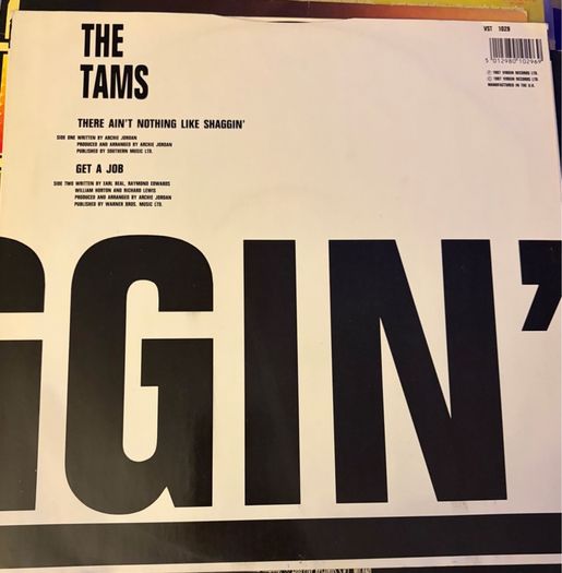 The Tams There Aint Nothing Like Shaggin Original 1987 UK 12 inch Vinyl