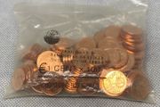Ireland 1 cent uncirculated sealed bag of coins 2006