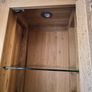 Solid Oak Cabinet with Light Image 3