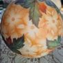 Handpainted Glass Globe shade Bellova Antique 1920s/30s Bellova Art Nouveau Czech glass globe shade Image 5