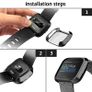 TPU Silicone Case Smart Watch Anti-Scratch Screen Protector Shell Plating Ultra-Thin Soft Cover For Fitbit Versa Band Sport Image 6