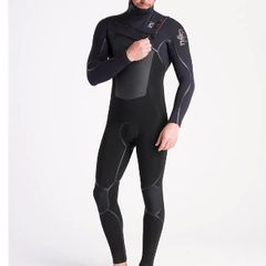 C-Skins NuWave Wired+ 6:5 Mens LQS Hooded Winter Wetsuit Steamer