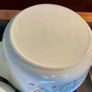 Vintage Pyrex England Blue Iris Flower Casserole Mixing Nesting Bowl Set Image 10