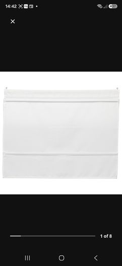 Ikea Roman Blind (White)