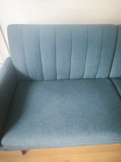 Jysk Harndrup Blue Sofa Bed