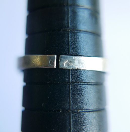 Vintage Sterling Silver Ring size P (adjustable size) 1,8g