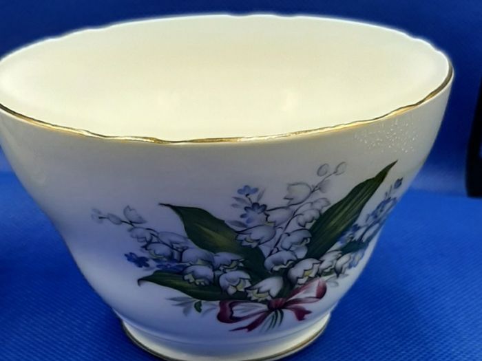 Vintage china milk/cream jug Lily of the valley