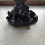 Heriditoes Bronze Cold Cast Resin Pair Boxer Puppies VGC Image 2