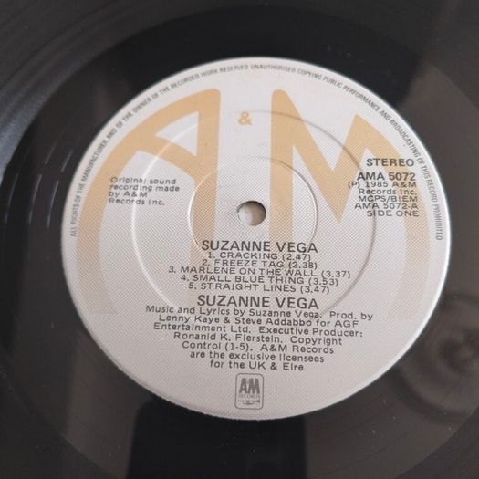 Suzanne Vega - Suzanne Vega Irish Pressing