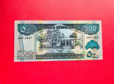Somaliland   500 Shillings. 2008   Pick  6g   ( Uncirculated )