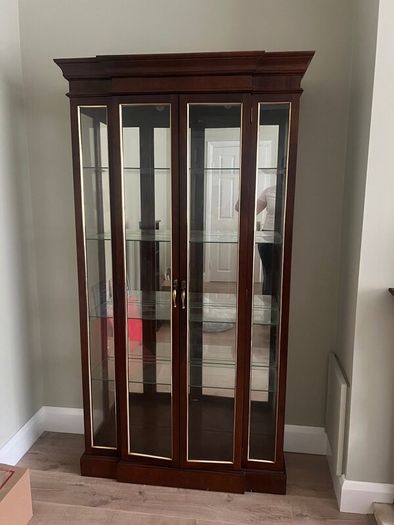 Vintage Philip Reinisch 1972 Curio Cabinet