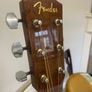 Fender acoustic parlor guitar Image 7
