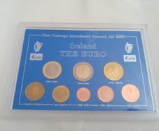 Ireland Euro Coin Set 2002