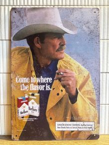 Marlboro Tin Metal Sign