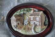 Vintage Wall Ornament 3D Plaque "Dale Farm"