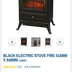 Electric plug in stove