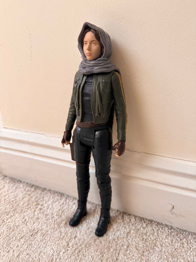 Star Wars Rogue One approx.  12-Inch Sergeant Jyn Erso Figure Used Please see photos