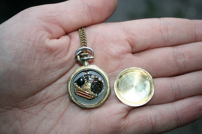 H.Samuel Quartz Necklace Watch