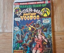 1970s Spiderman Marvel Team Up 24 comic first appearance of Moondog the Malicious