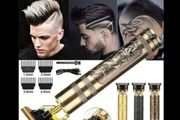 Professional Beard Trimmer Men Cordless, Electric Hair Clippers for Men, Precision T-Bladed, with4 Limit Combs, Beard Grooming Kit for Men, USB Type-C Charging 1200mah, Hair Trimmer Gifts for Men
